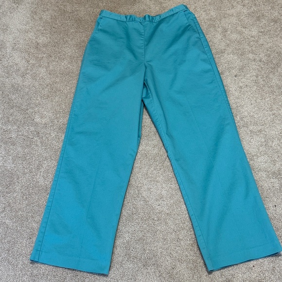 Alfred Dunner Pants - Alfred Dunner Turquoise Straight Leg Pull-On Pants
SZ14.